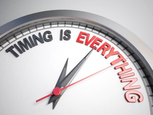 Трябва да прецените кога е правилният момент да заложите